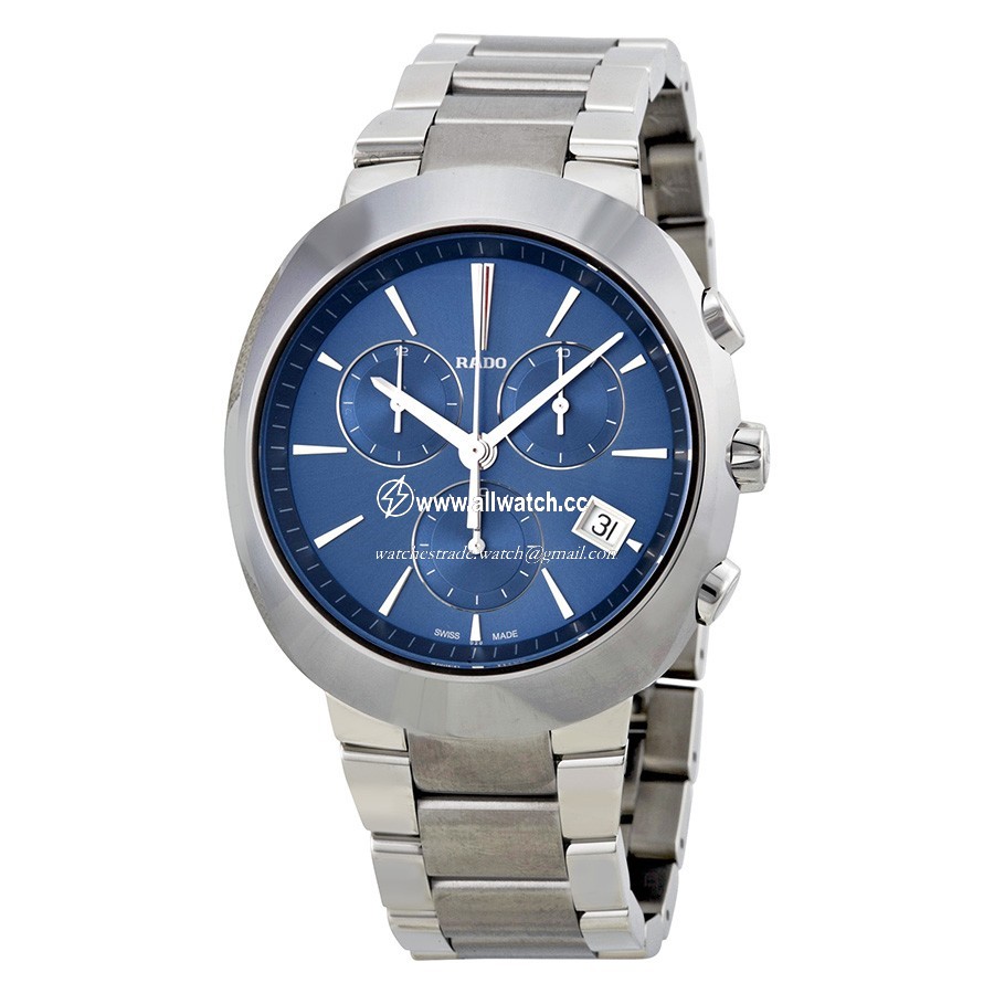 Rado R15937203 D-Star Mens Quartz Silver-tone Ceramos