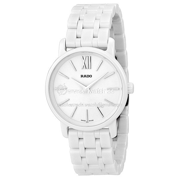 Rado R14065017 Diamaster Ladies Quartz White Ceramic