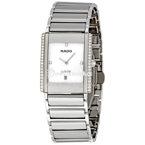 Rado R20429909 Integral Unisex Quartz Platinum-tone Ceramic