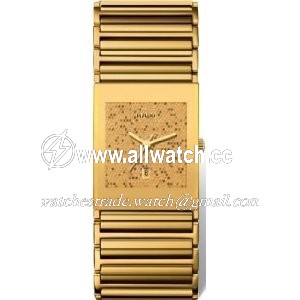 Rado R20863252 Integral Mens Quartz Gold Tone Stainless Steel