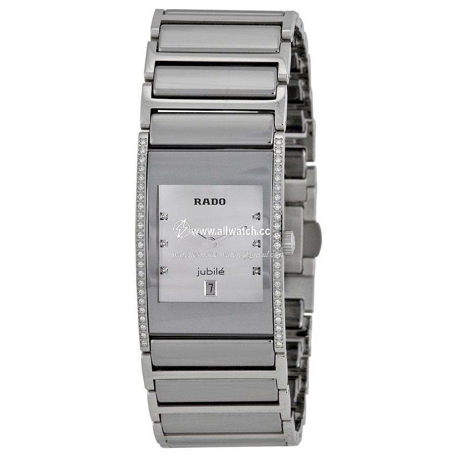Rado R20732712 Jubile Ladies Quartz Platinum-tone Ceramic