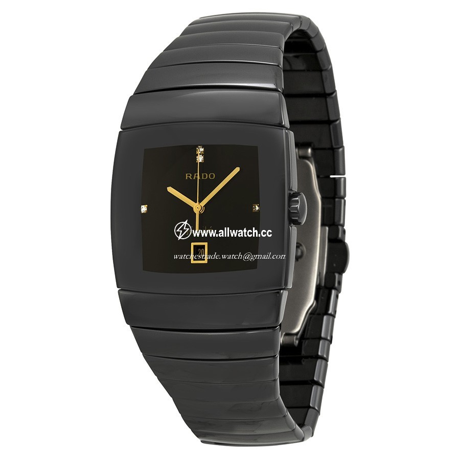 Rado R31724712 Jubile Mens Quartz Black Hi-tech Ceramic