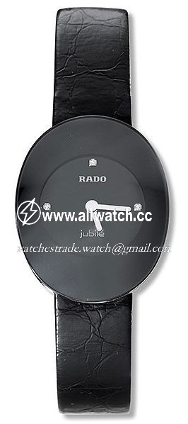 Rado 7740 Ladies Quartz Black Stainless Steel