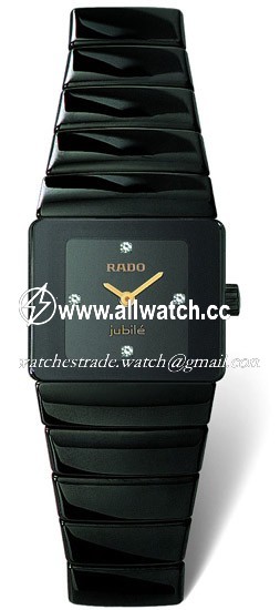 Rado R13337722 Ladies Quartz Black Ceramic