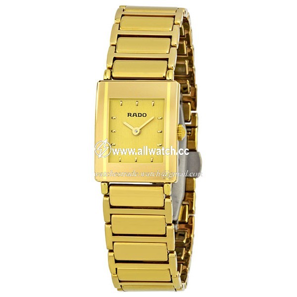 Rado R20383272 Ladies Quartz Gold-tone Ceramic