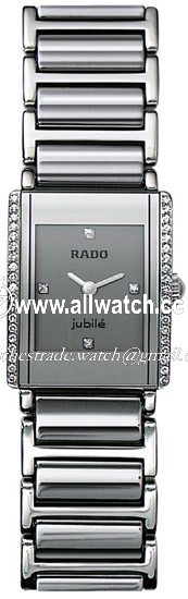 Rado R20430722 Ladies Quartz Platinum-tone Ceramic