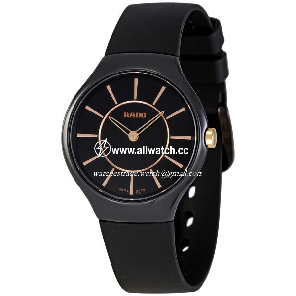 Rado R27742159 Ladies Quartz Black Ceramic