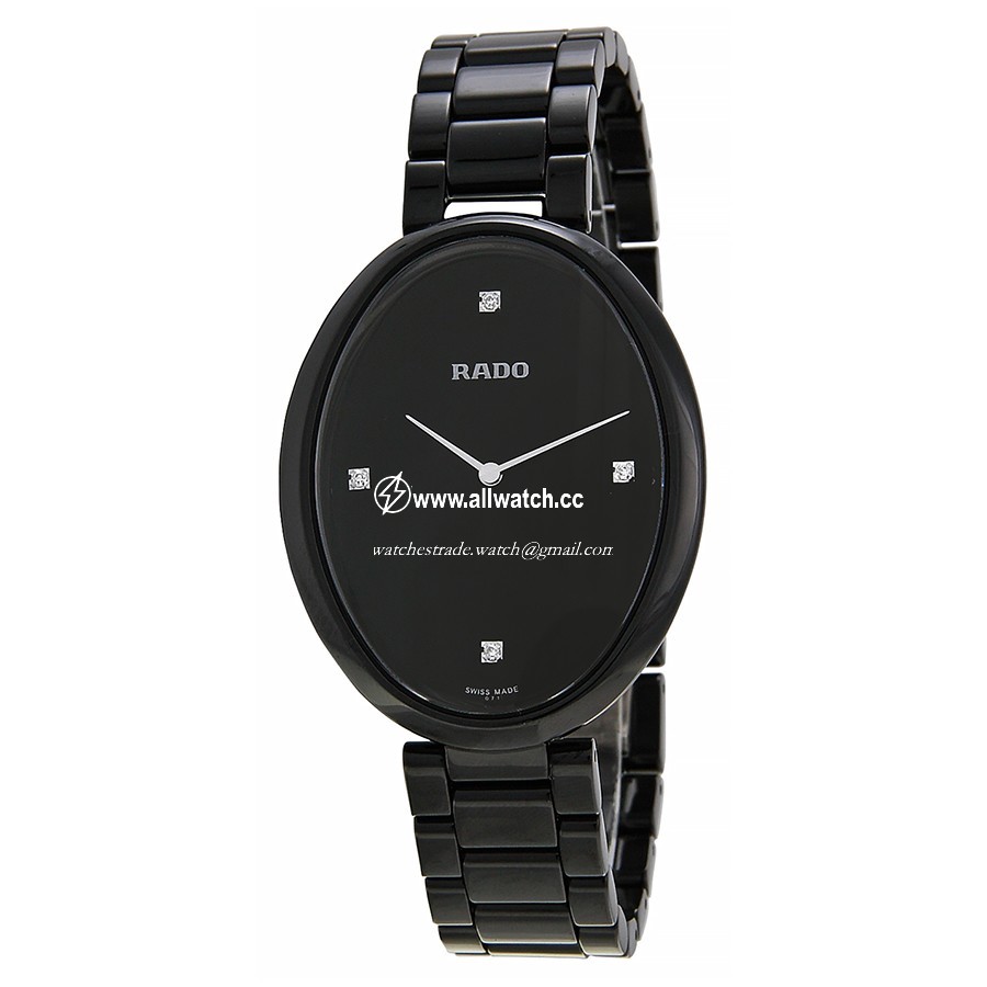 Rado R53093712 Ladies Quartz Black (High-Tech) Ceramic