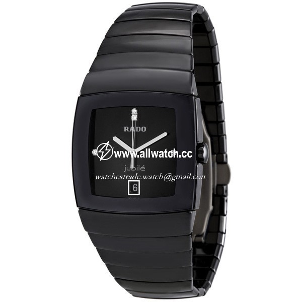 Rado R13723702 Sintra Mens Quartz Black Ceramic