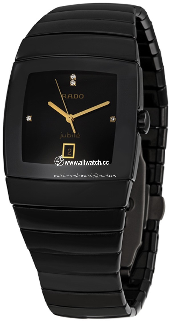 Rado R13724712 Sintra Mens Quartz Black Ceramic