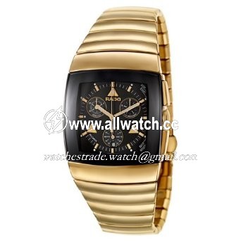Rado R13872182 Sintra Mens Quartz Yellow Gold-plated Ceramos