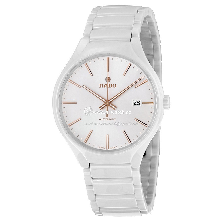 Rado R27058112 TRUE Unisex Automatic High-tech White Ceramic