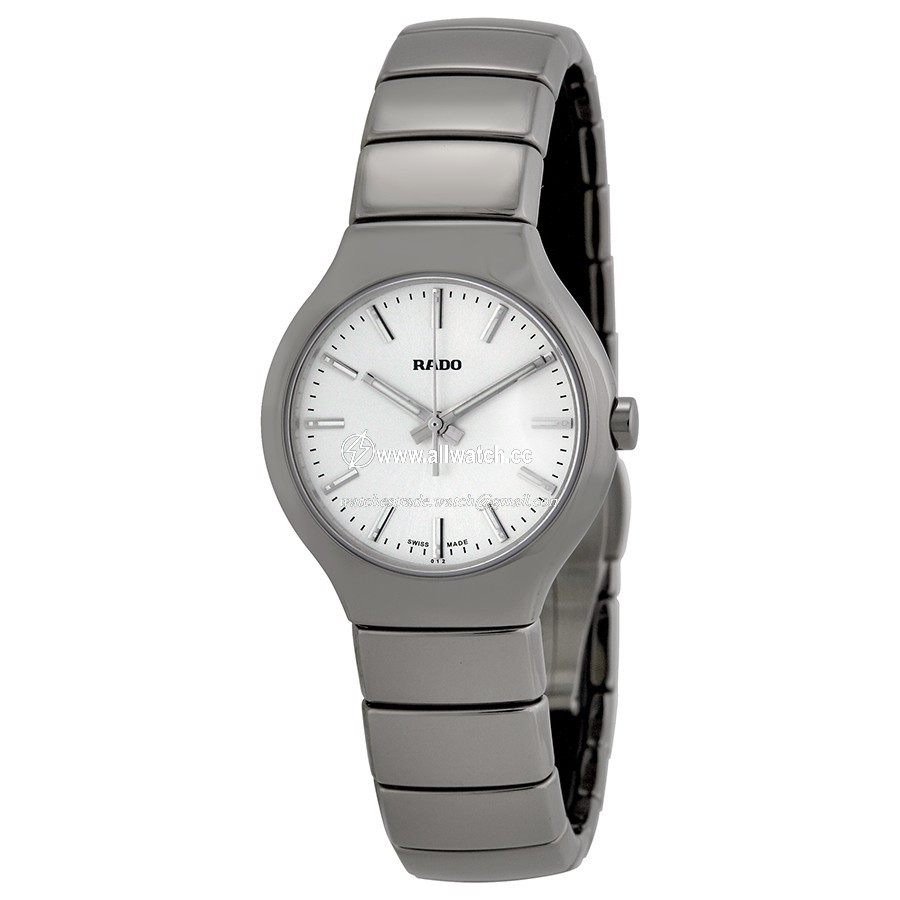 Rado R27656122 TRUE Unisex Quartz Platinum-tone Ceramic