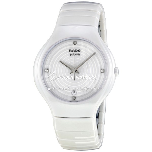 Rado R27695712 TRUE Ladies Quartz White Ceramic