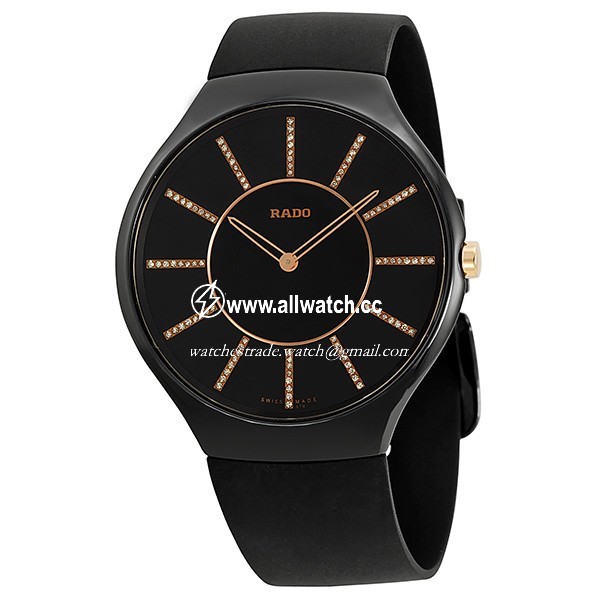 Rado R27741709 TRUE Mens Quartz Black Ceramic