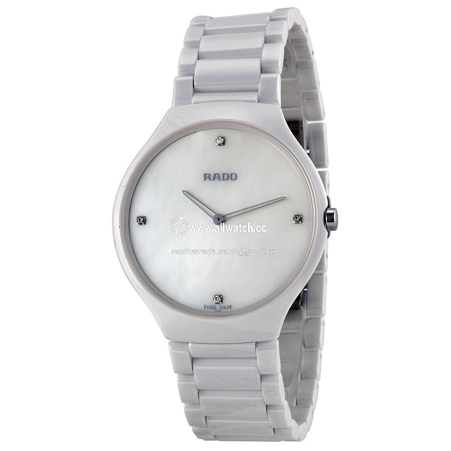 Rado R27957902 TRUE Mens Quartz White Ceramic