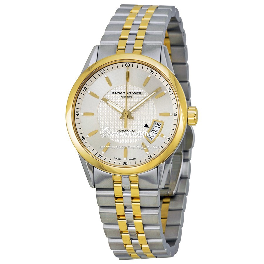 Raymond Weil 2770-STP-65021 Freelancer Mens Automatic Stainless Steel and Gold