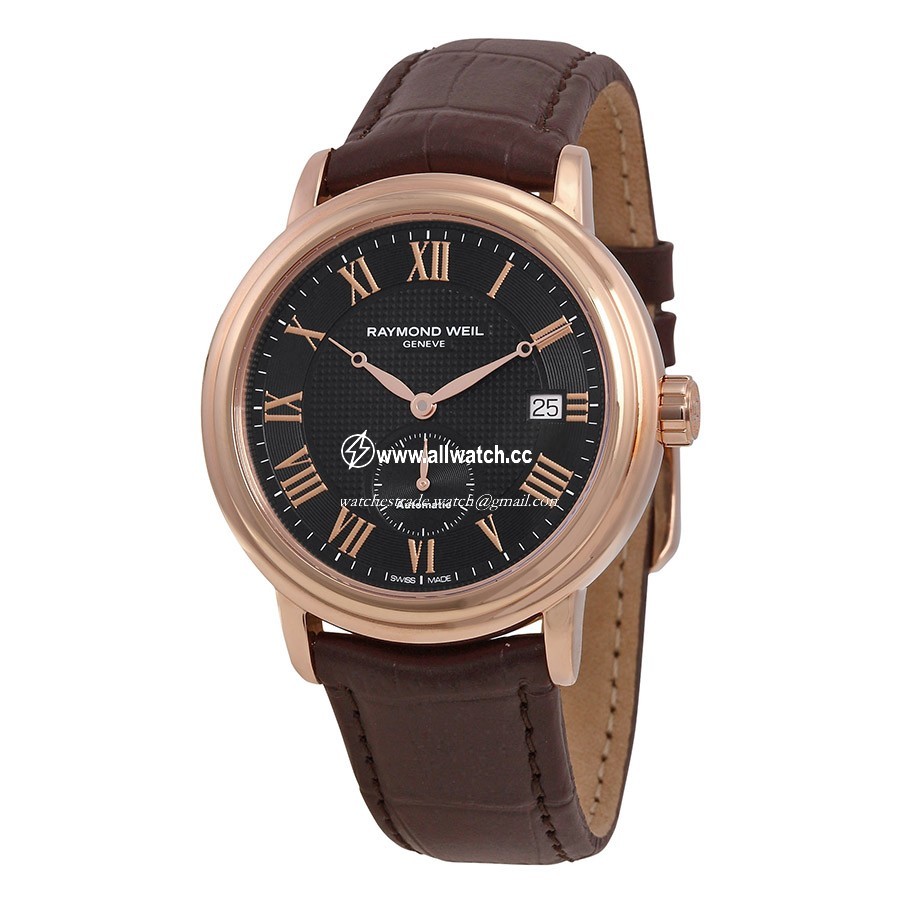 Raymond Weil 2838-PC5-00209 Maestro Mens Automatic 18kt Rose Gold PVD Stainless Steel