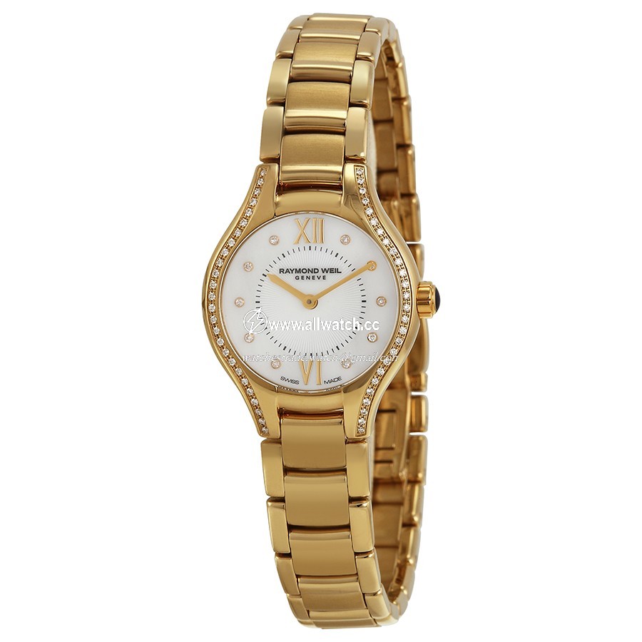 Raymond Weil 5124-PS-00985 Noemia Ladies Quartz Yellow Gold PVD Stainless Steel