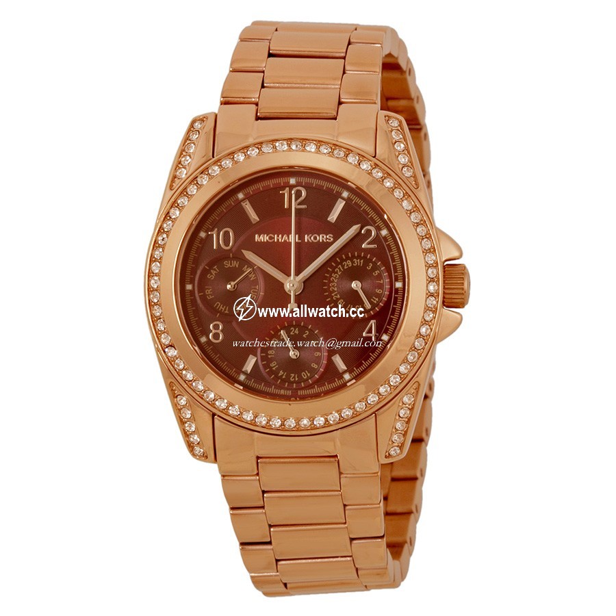 Michael Kors MK6092 Ladies Quartz Rose Gold-plated Stainless Steel