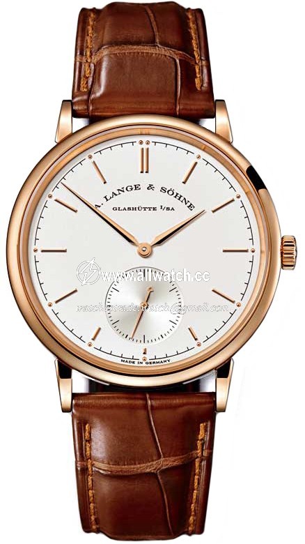 A. Lange & Sohne 216.032 Mens Hand Wind 18 Carat Rose Gold