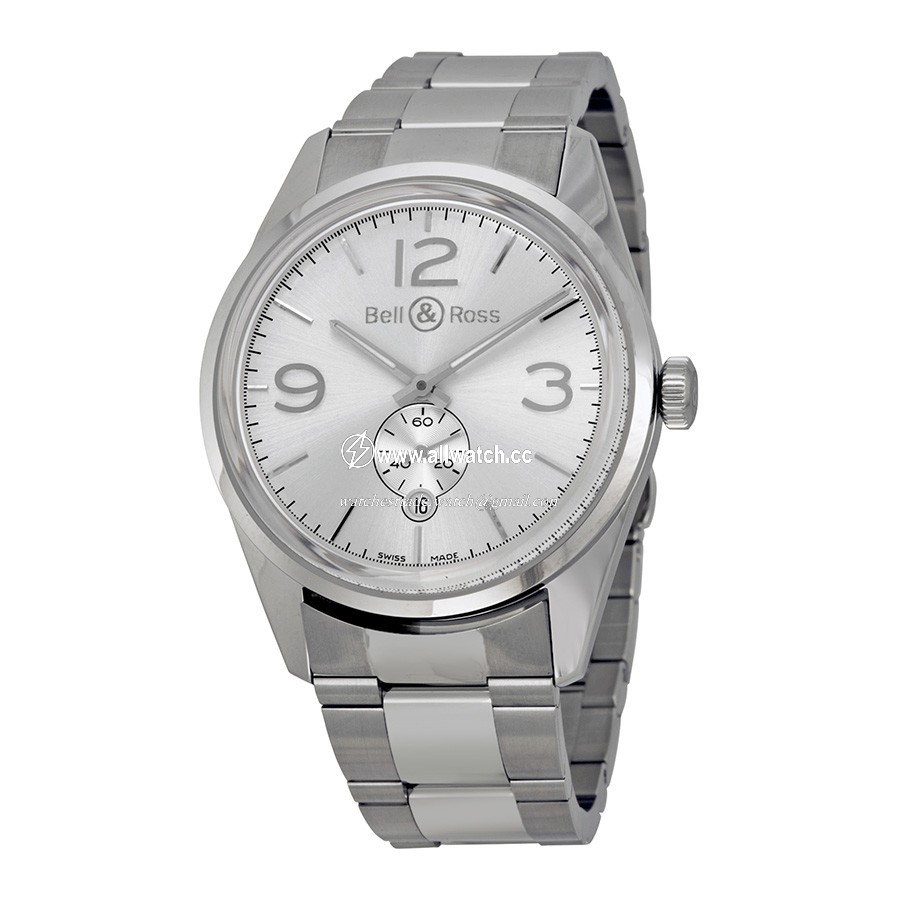 Bell & Ross BRG123-WH-ST/SST Vintage Mens Automatic Stainless Steel
