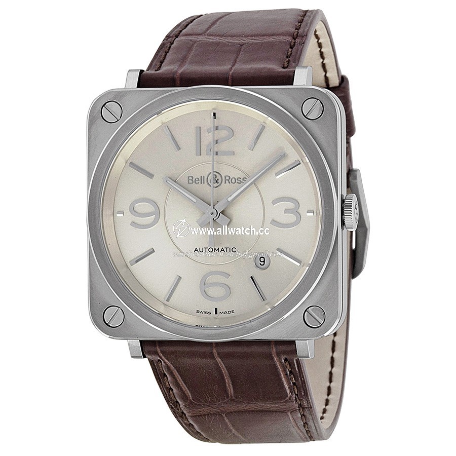 Bell & Ross BRS92-SI-ST/SCR Vintage Mens Hand Wind Stainless Steel