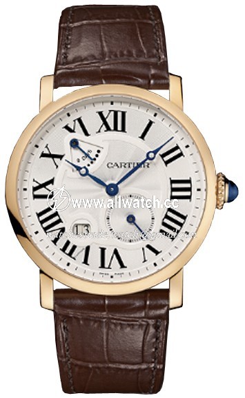 Cartier W1556203 Rotonde de Cartier Mens Hand Wind 18kt Rose Gold
