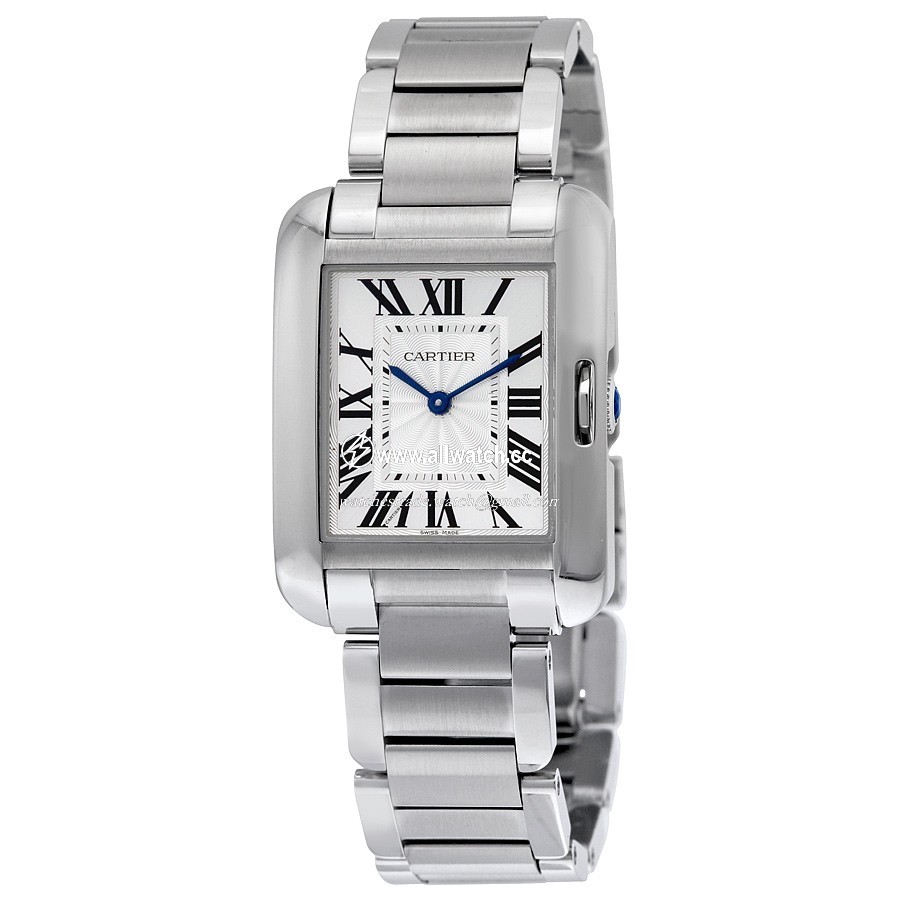 Cartier W5310044 Tank Anglaise Ladies Automatic Stainless Steel