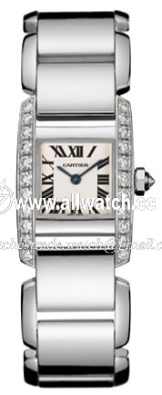 Cartier WE70039H Tank Ladies Quartz 18kt White Gold