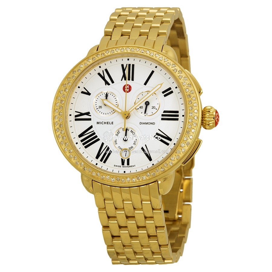 Michele MWW21A000011 Serein Ladies Quartz Gold-tone Stainless Steel