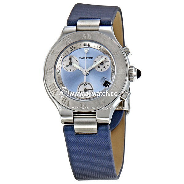 Cartier W1020013 Must 21 Ladies Quartz Stainless Steel