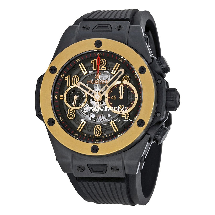 Hublot 411.cm.1138.rx Big Bang Unico Mens Automatic Microblasted and Polished Black Ceramic