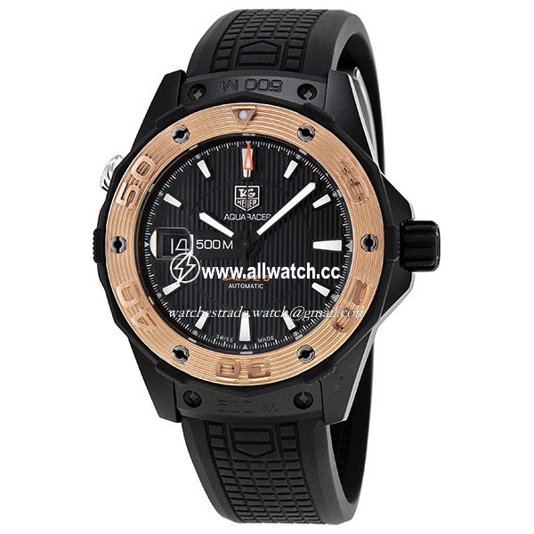 Tag Heuer WAJ2182.FT6015 Aquaracer Mens Automatic Black Titanium Carbide