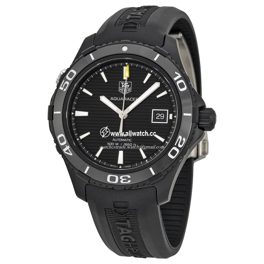 Tag Heuer WAK2180.FT6027 Aquaracer Mens Automatic Black Carbide coated Titanium