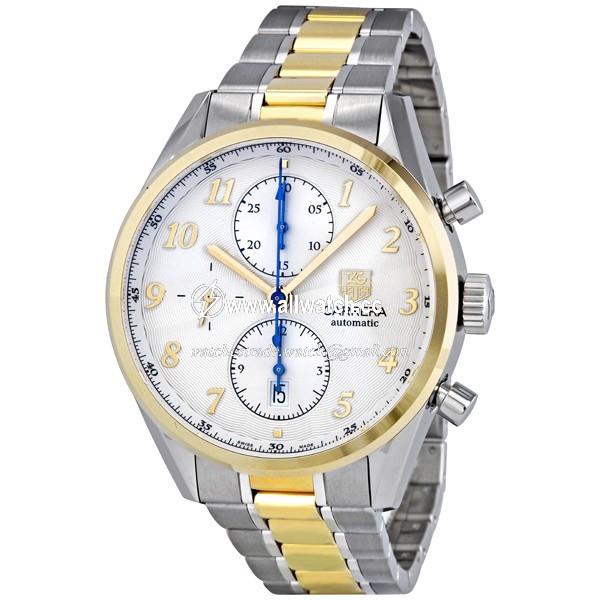 Tag Heuer CAS2150.BD0731 Carrera Mens Automatic Stainless Steel and 18k Yellow Gold