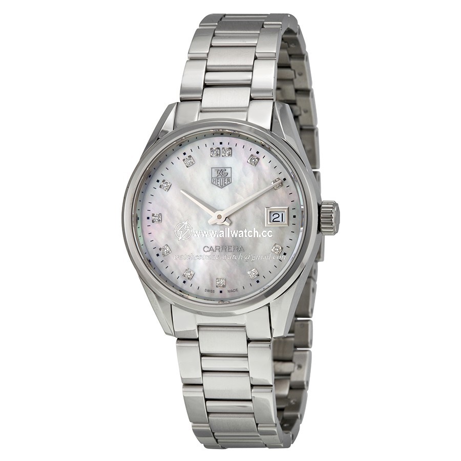 Tag Heuer WAR1314.BA0778 Carrera Ladies Quartz Polished Stainless Steel