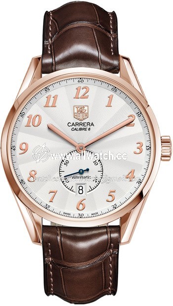 Tag Heuer WAS2140.FC8176 Carrera Mens Automatic 18kt Polished Rose Gold