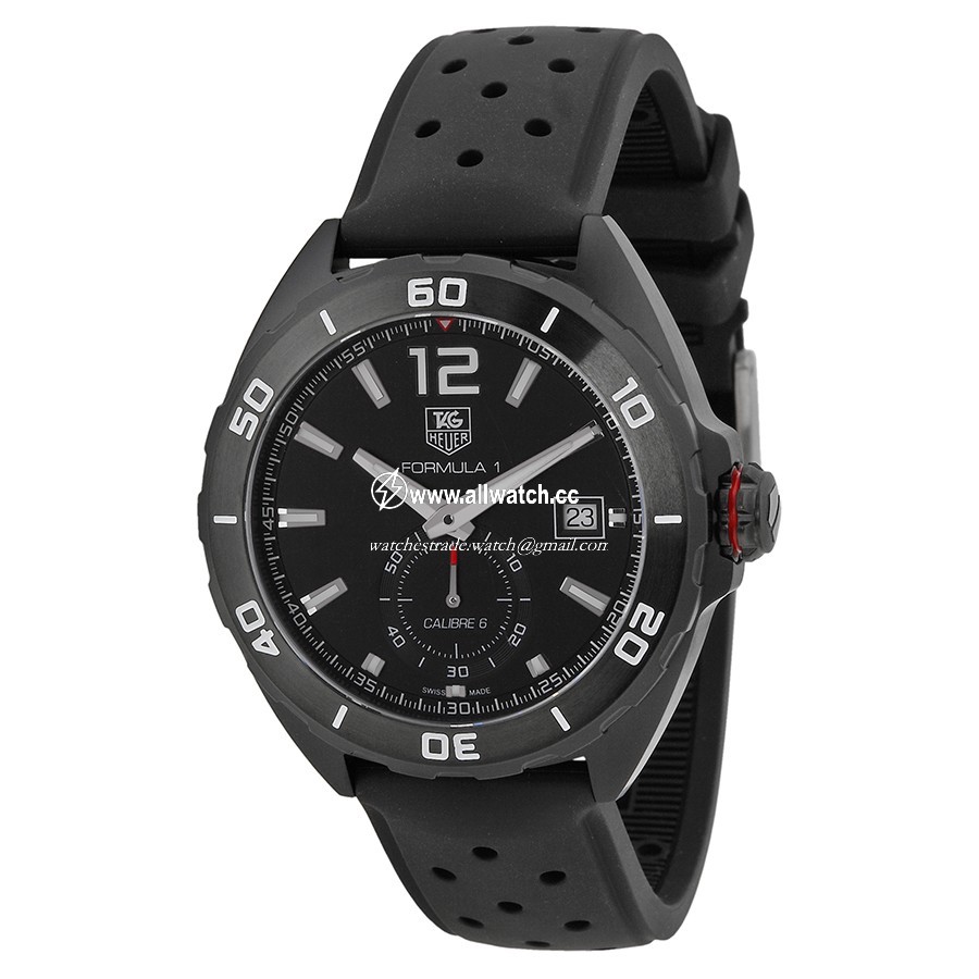 Tag Heuer WAZ2112.FT8023 Mens Automatic Black Titanium Coated Stainless Steel