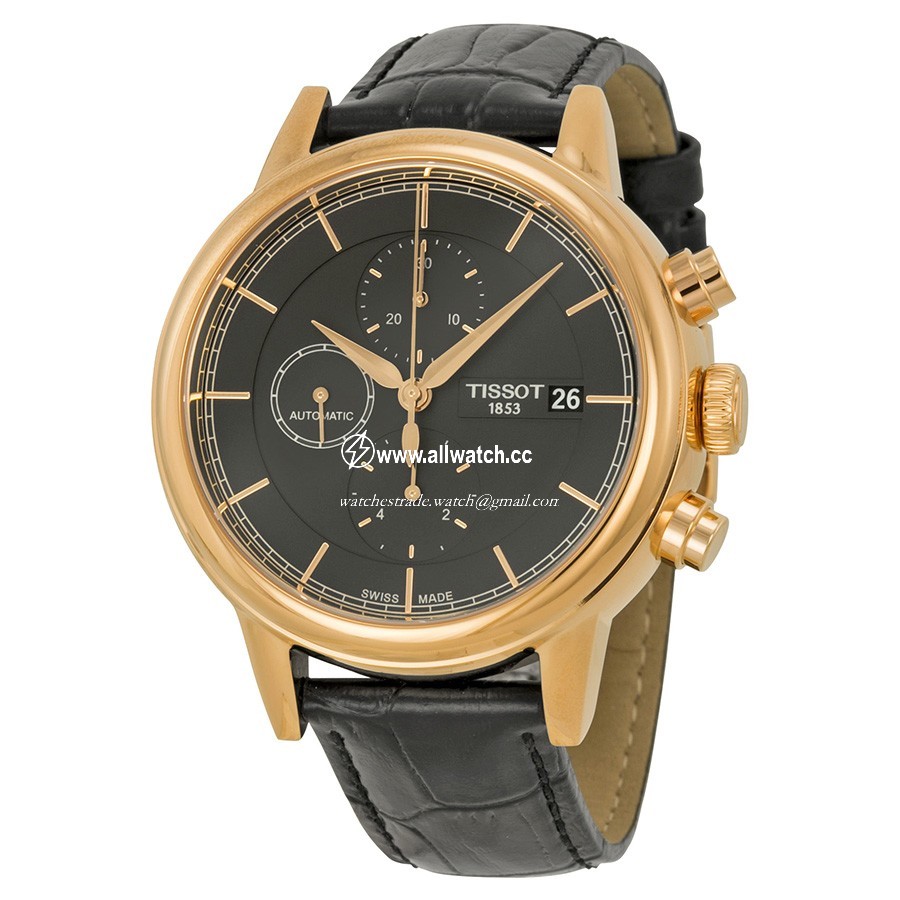 Tissot T0854273606100 Carson Mens Automatic Rose Gold-plated Stainless Steel