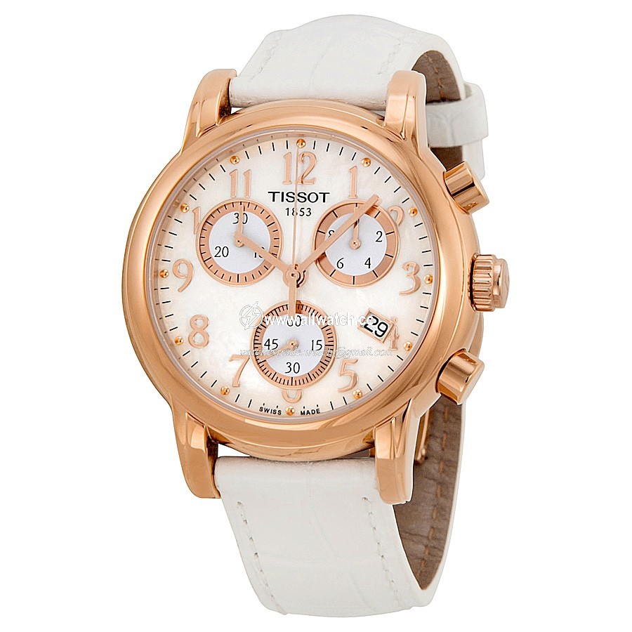 Tissot T050.217.36.112.00 T-Classic Collection Ladies Quartz Rose Gold-plated Stainless Steel