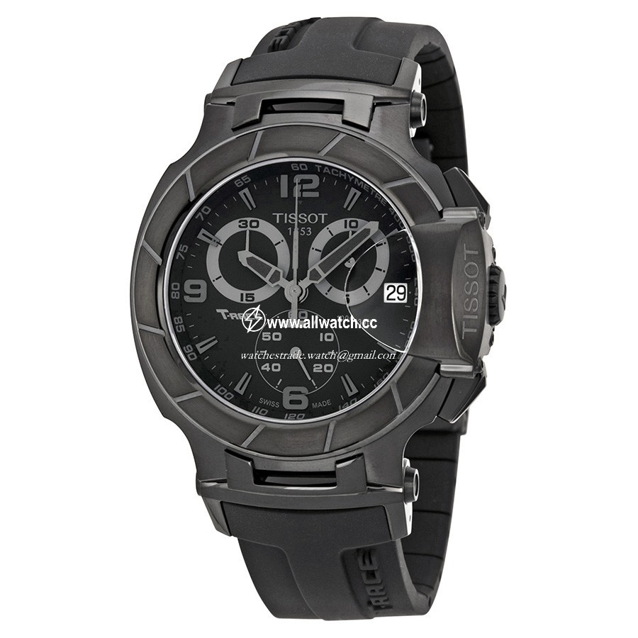 Tissot T0484173705700 T-Race Collection Mens Quartz Black PVD Stainless Steel