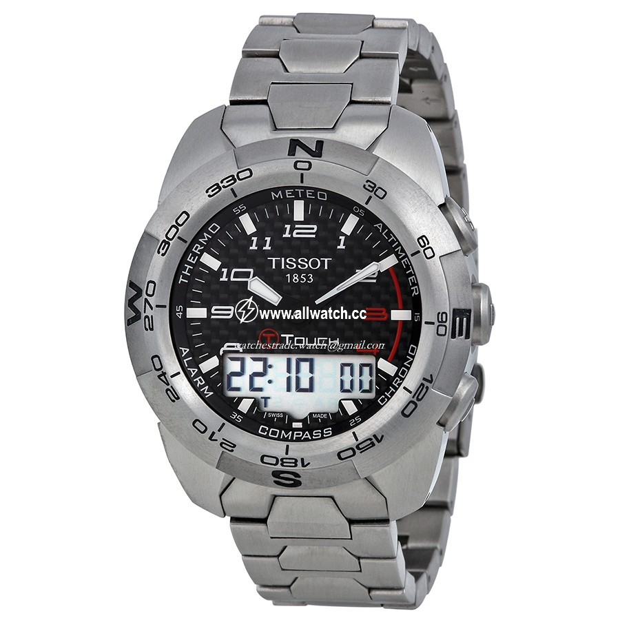Tissot T013.420.44.202.00 Touch Collection Mens Quartz Satin Finish Titanium