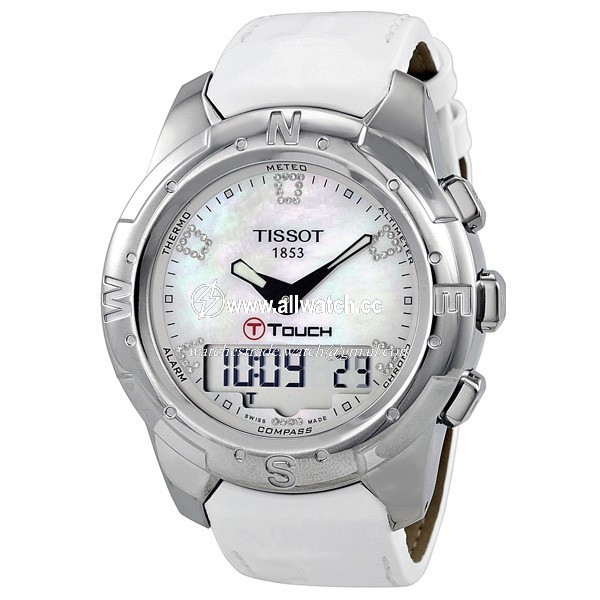Tissot T0472204611600 Touch Collection Ladies Quartz Stainless Steel