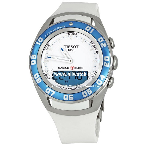 Tissot T0564201701600 Touch Collection Unisex Quartz Stainless Steel Case with 1 Diamond