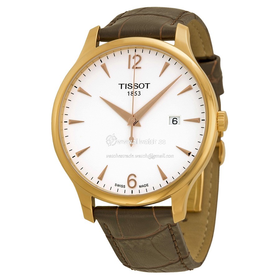 Tissot T0636103603700 Tradition Mens Quartz Rose Gold PVD Stainless Steel