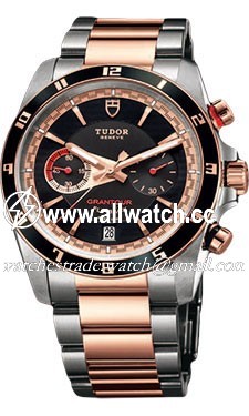 Tudor 20551N-95731 Mens Automatic Stainless Steel and 18kt Pink Gold