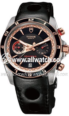 Tudor 20551N-BKLS Mens Automatic Stainless Steel and 18kt Pink Gold