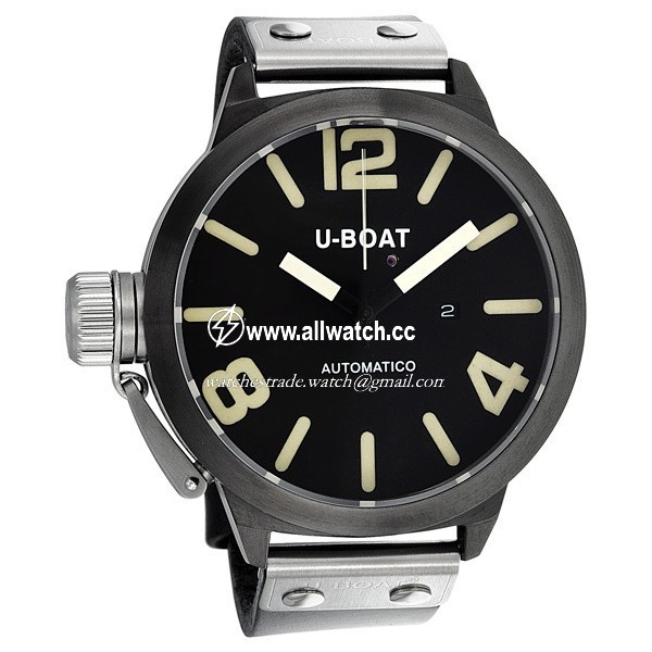 U-Boat 340 Mens Automatic Black PVD Stainless Steel