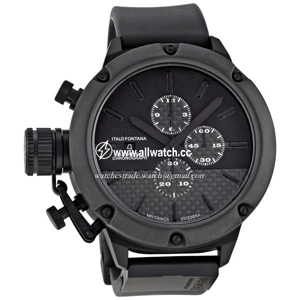 U-Boat 6234 Classico Mens Automatic Black Ion-plated Titanium